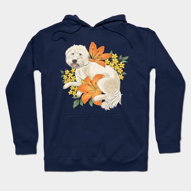 Zeus with Tiger Lilies Hoodie by starrypaige